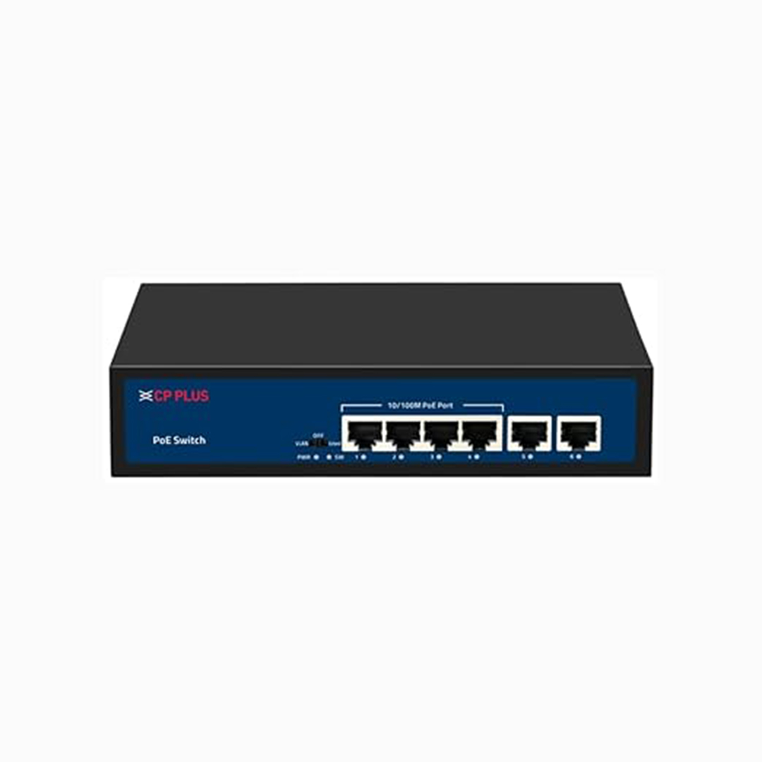 CP Plus 4 Port PoE Switch (CP-DNW-HPU4H2-48)