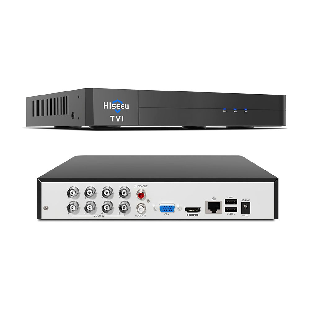 Hiseeu 3K 8 Channel H.265+ DVR Security Digital Video Recorder