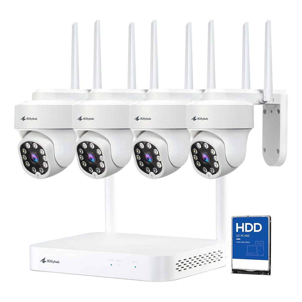 Kittyhok PTZ Wireless Security Camera System