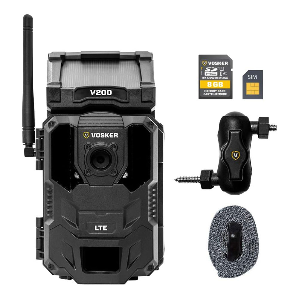 Vosker V200 | Cellular Security Camera | Built-in Solar Panel