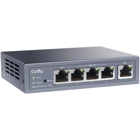Cudy Gigabit Multi-WAN VPN Router ? 4 WAN Ports, Load Balance, VPN Support